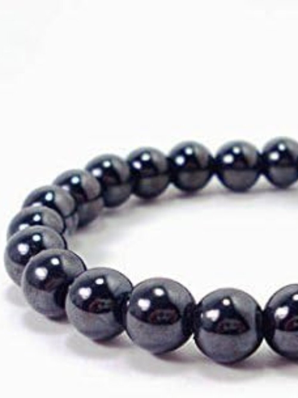 Hematite Bracelet 8mm, Natural Gemstone Bracelet, Women Men Bracelet, Beaded